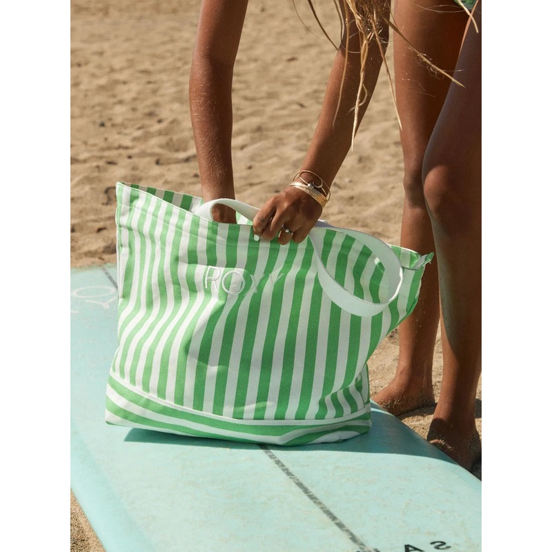Strippy Beach Large Tote Bag