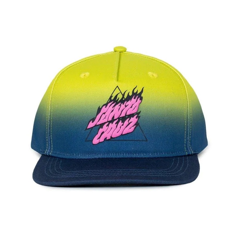 Flamed Not A Dot Santa Cruz Boys Snapback Cap