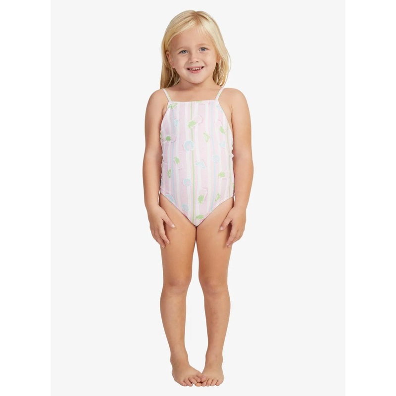 Girls 2-7 Pineapple Line One-Piece Swimsuit