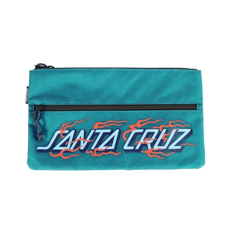 Inferno Strip Santa Cruz Boys Dual Zip Pencil Case