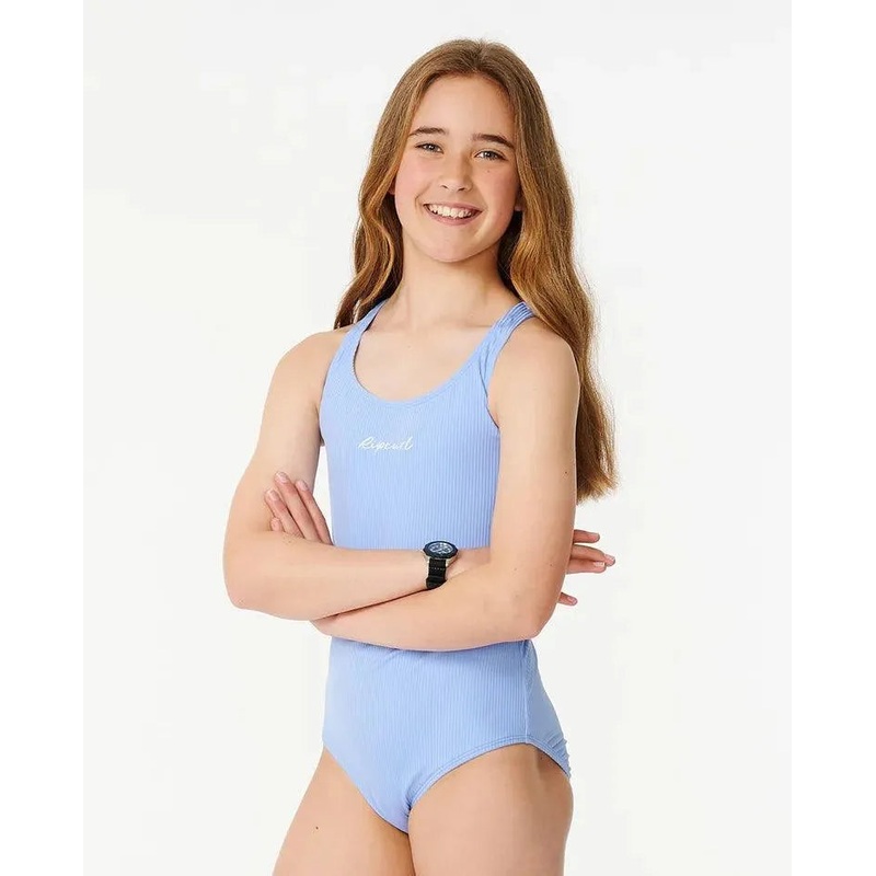 Lux Rib One Piece Swimsuit - Girls (8-16 Years)