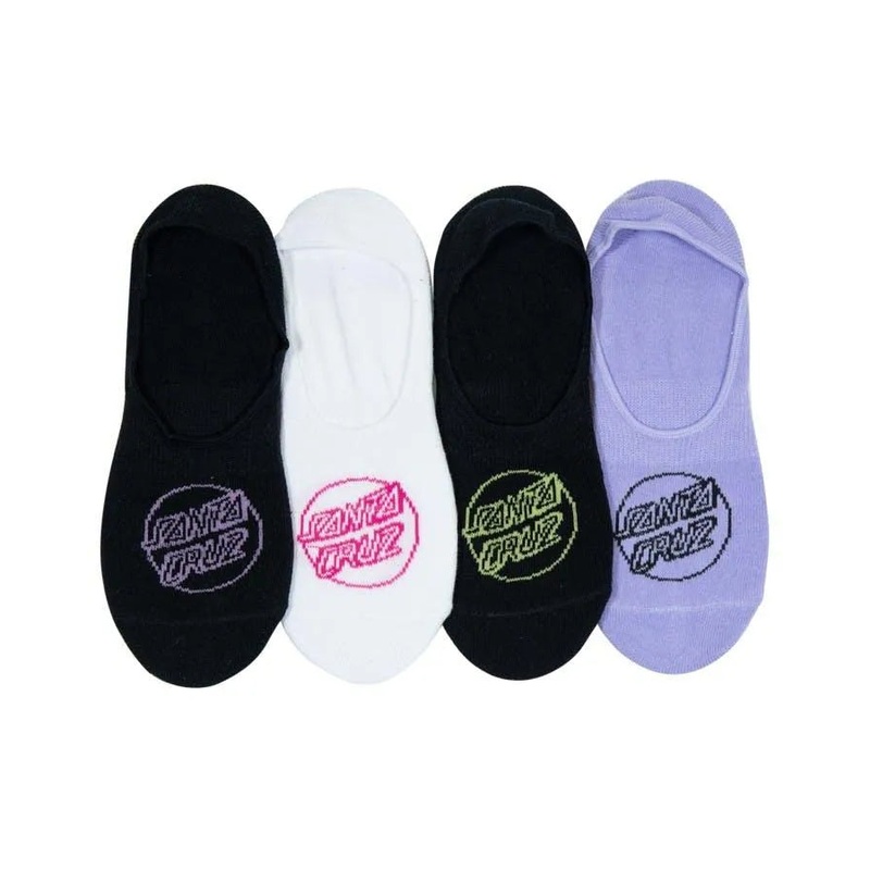 Opus Dot Santa Cruz Women'S No Show Socks (5 Pack)