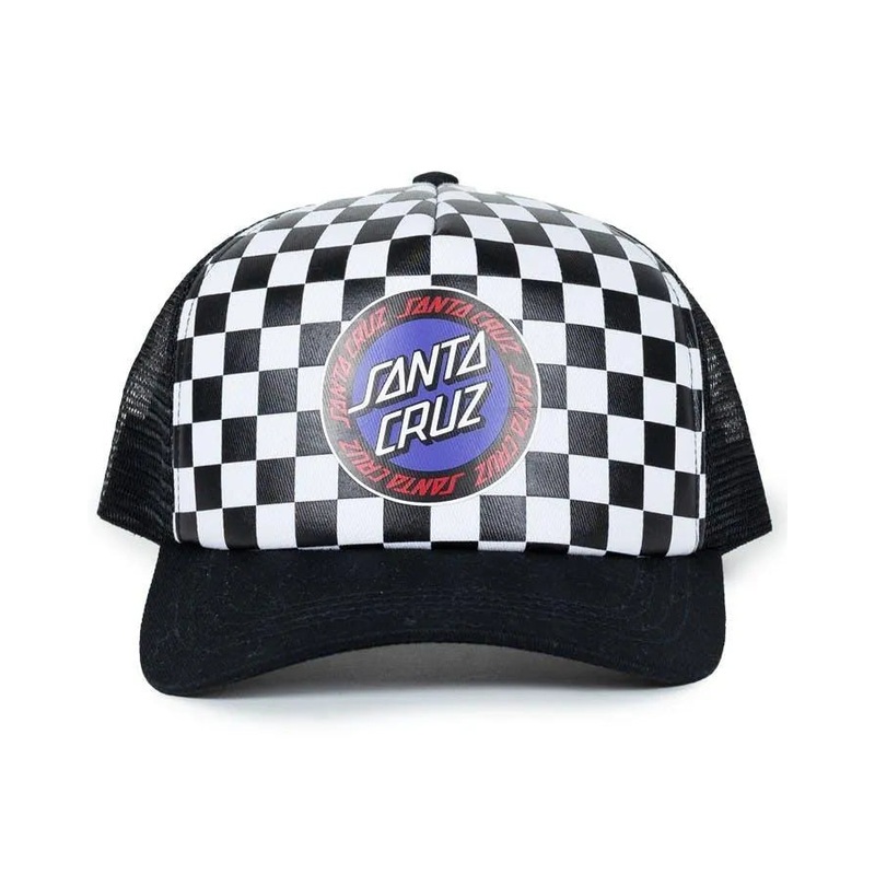 Outer Ringed Dot Santa Cruz Boys Snapback Trucker Hat