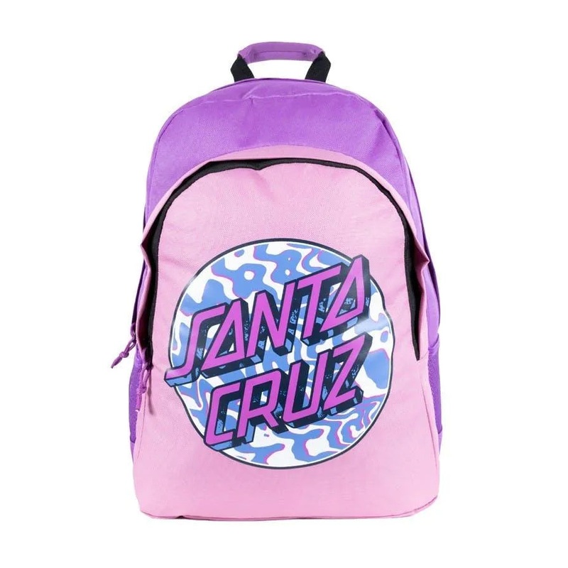 Zebra Marble Dot Santa Cruz Girls Backpack