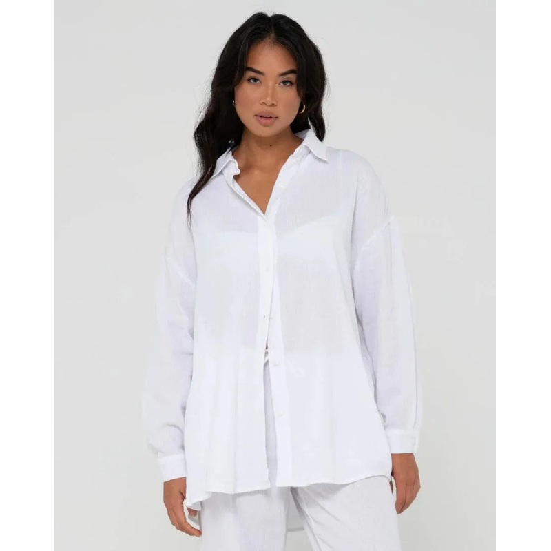 Vahala Oversized Long Sleeve Shirt