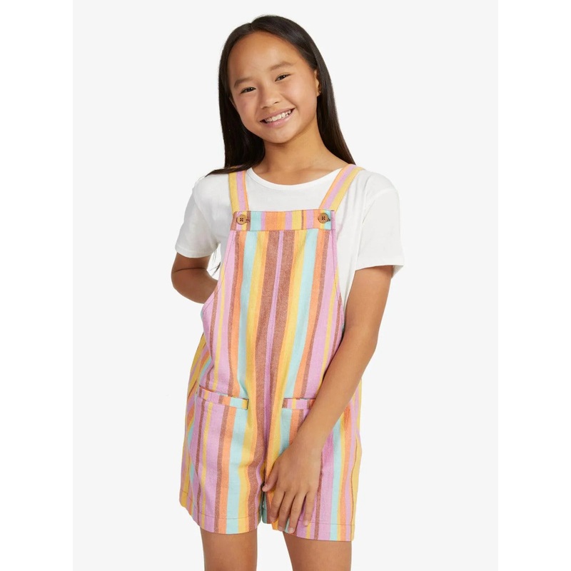 Girls More Than I Can Say Linen Playsuit