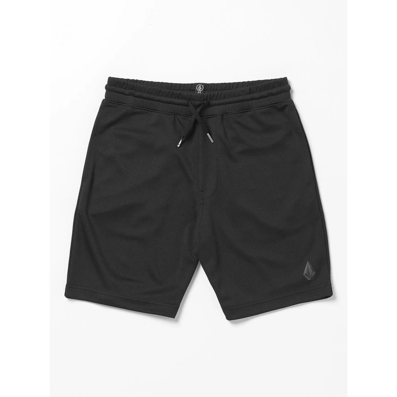 Big Youth So Meshed Up Elastic Waist Shorts - Black
