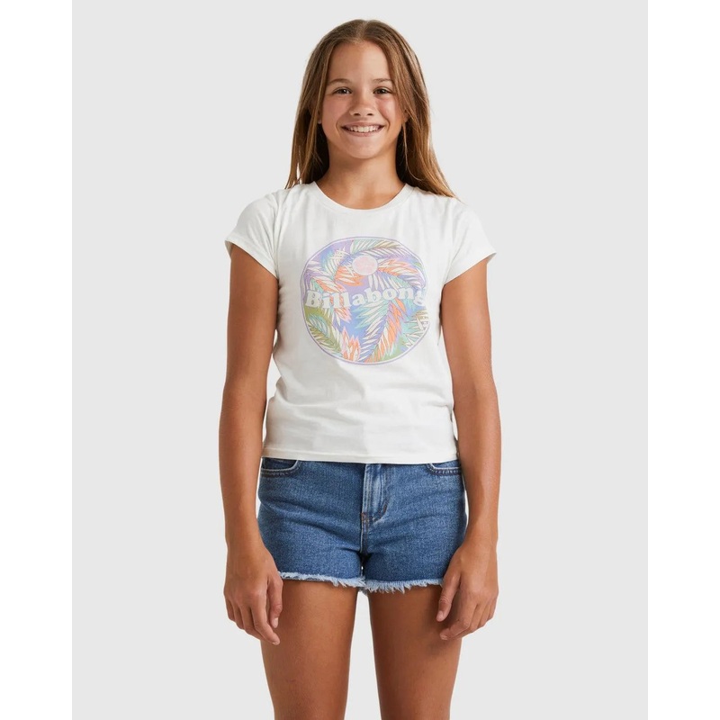 Girls 6-14 Pastel Palms Formula T-Shirt