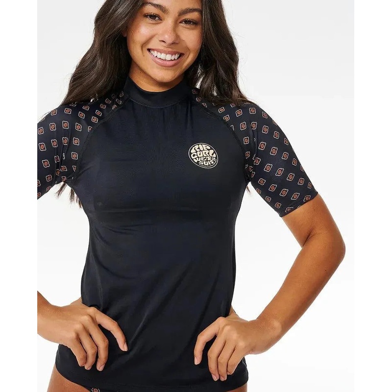 Pacific Dreams Short Sleeve Upf50+ Rash Vest