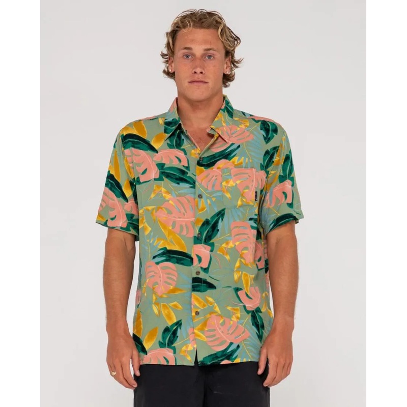 Pastel Paradise Relaxed Fit Short Sleeve Shirt