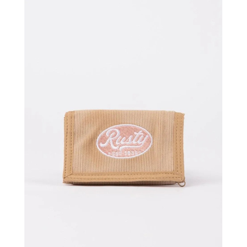 Pit Stop Tri Fold Embroidered Cord Wallet