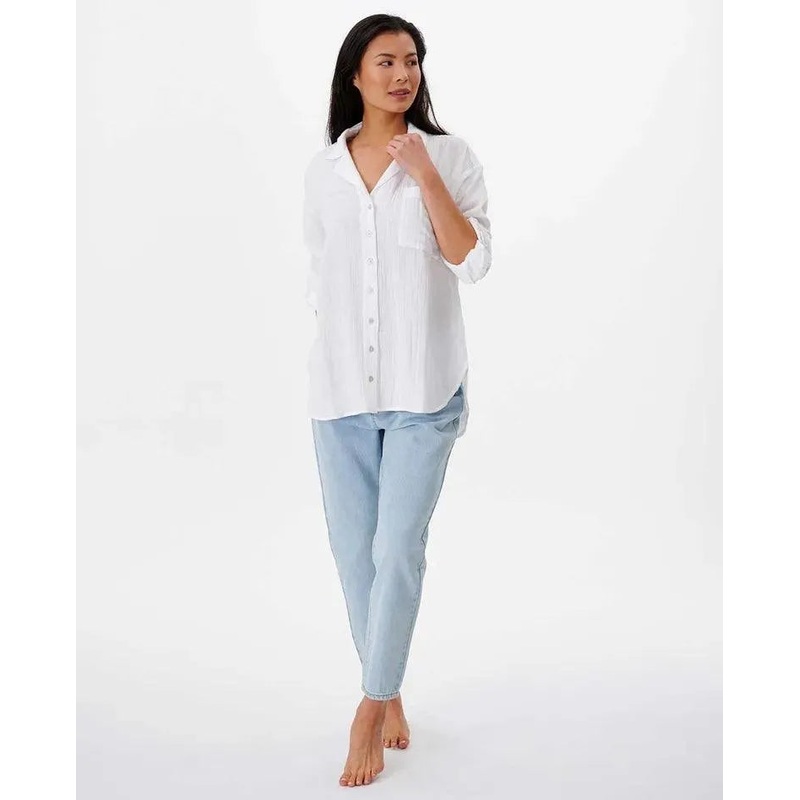 Premium Surf Long Sleeve Button Up Shirt