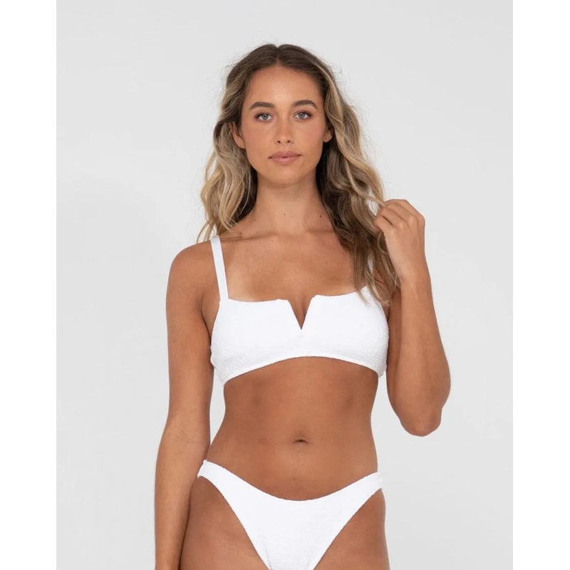 Sandalwood Textured Bralette Bikini Top