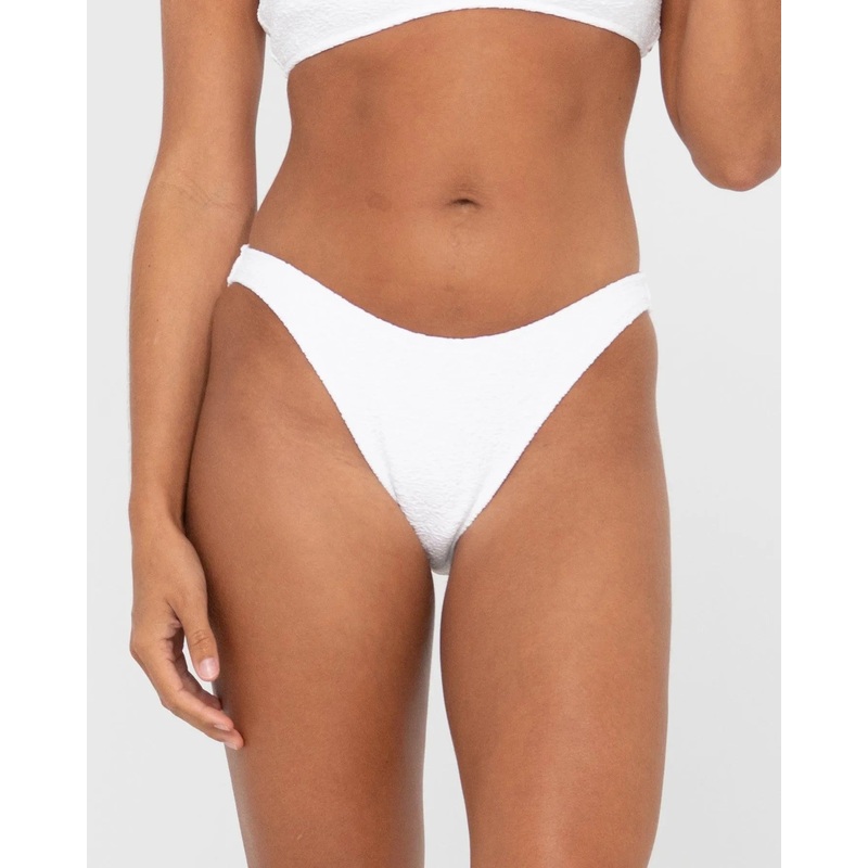Sandalwood Textured Classic Bikini Bottom
