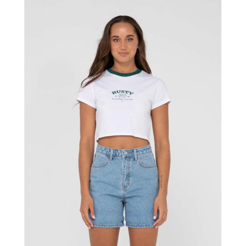 Second Chance Short Sleeve Graphic Baby Tee