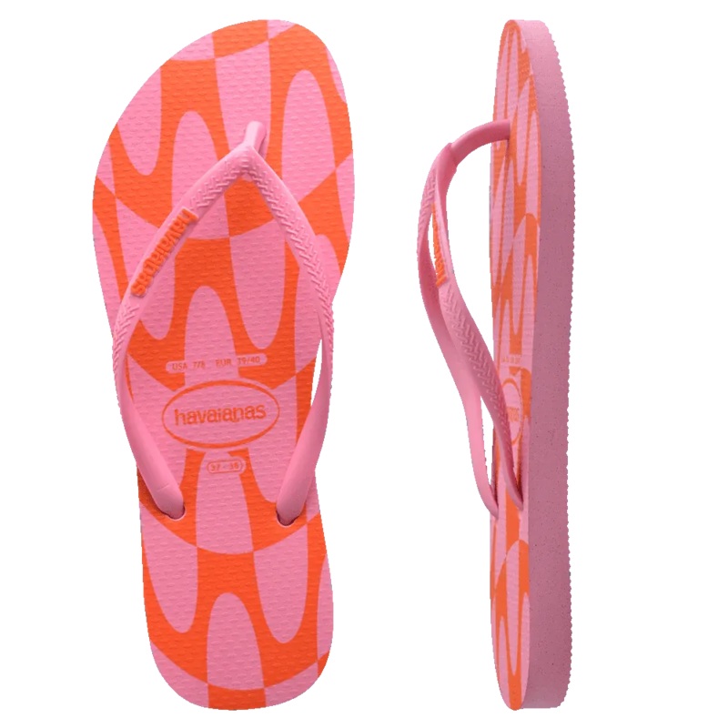 Slim Distorted Wave Thongs