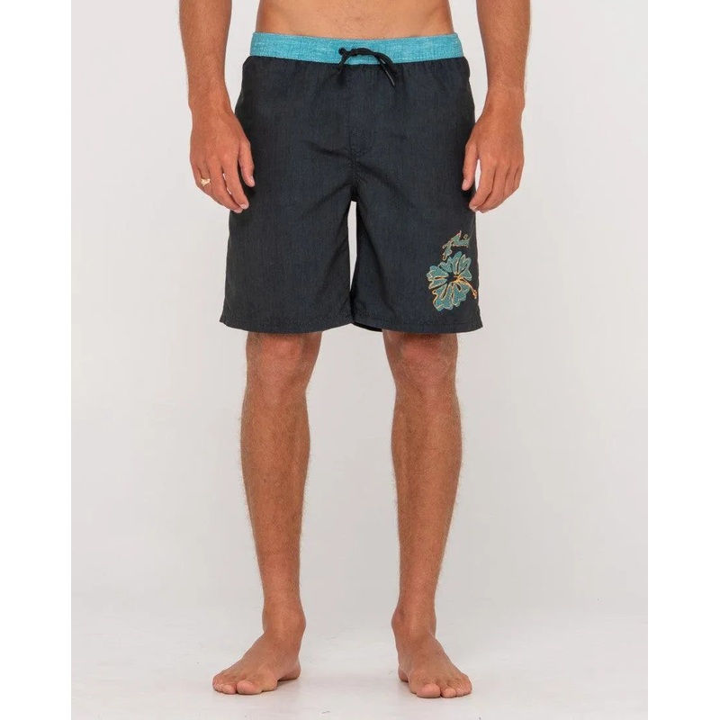 Vivid Bloom Elastic Boardshort