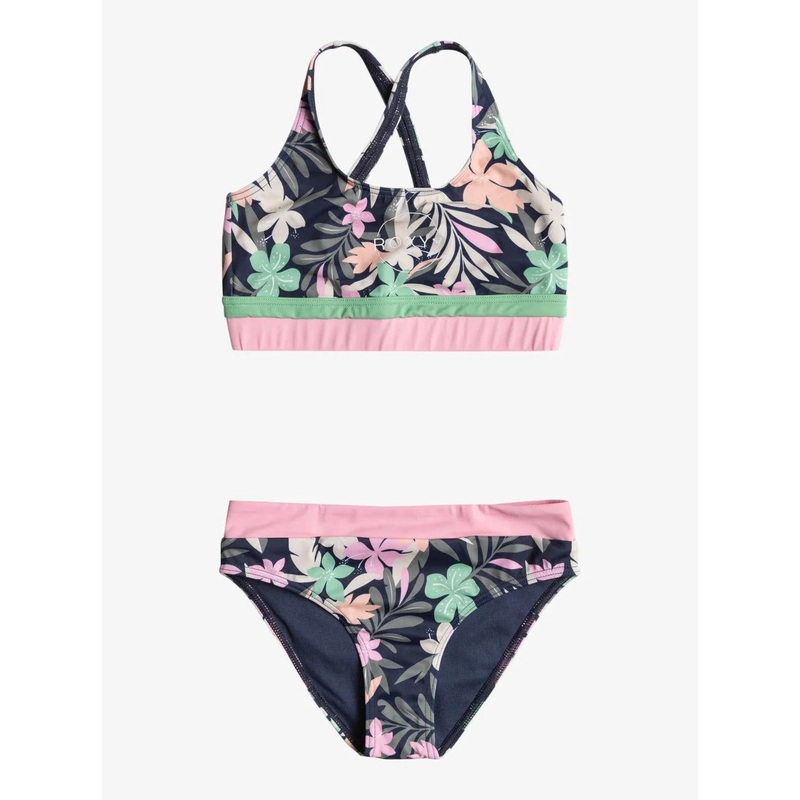 Ilacabo Active Crop Top Two-Piece Bikini Set