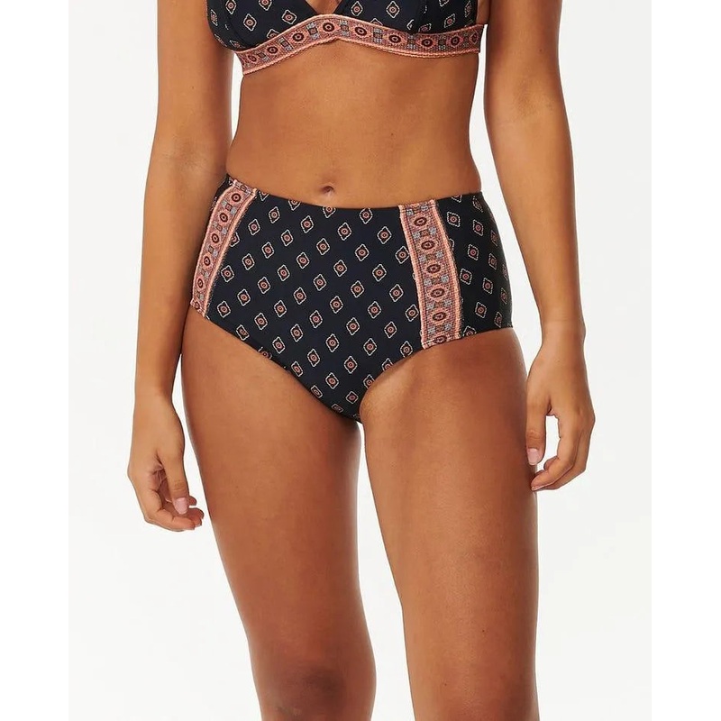Pacific Dreams High Waist Cheeky Coverage Bikini Bottoms
