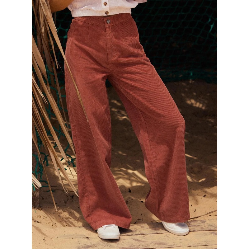 Winter Around - Wide Leg Corduroy Trousers