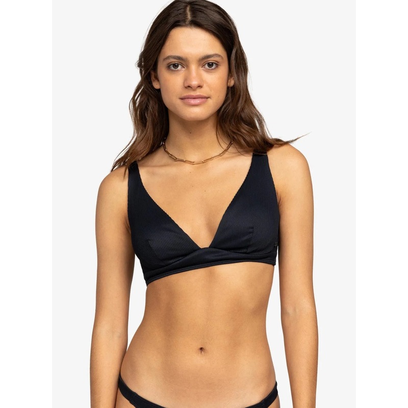 Womens Rib Roxy Love The Roller Bikini Top