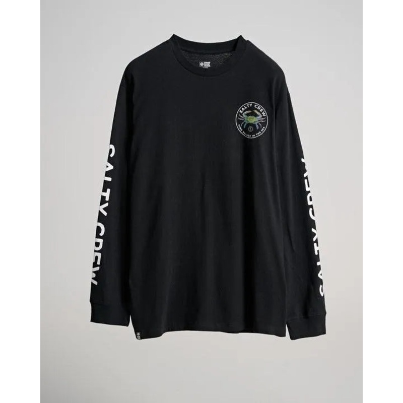 Blue Crabber Standard Ls Tee - Black