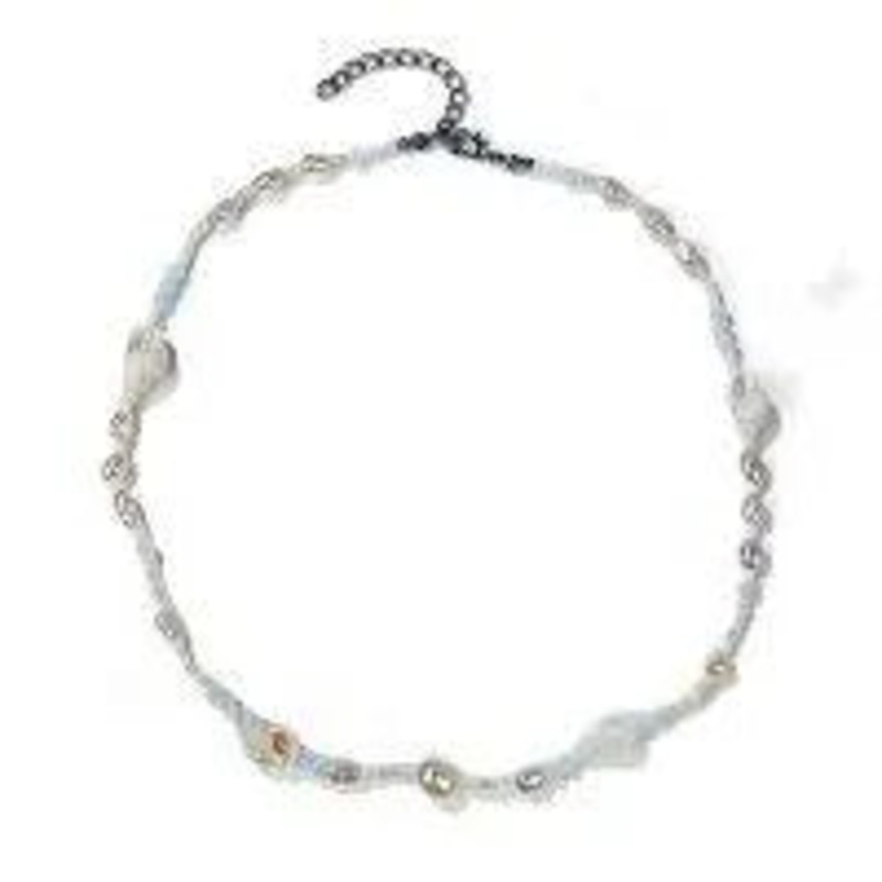 Dainty Pearl & Seashell Choker