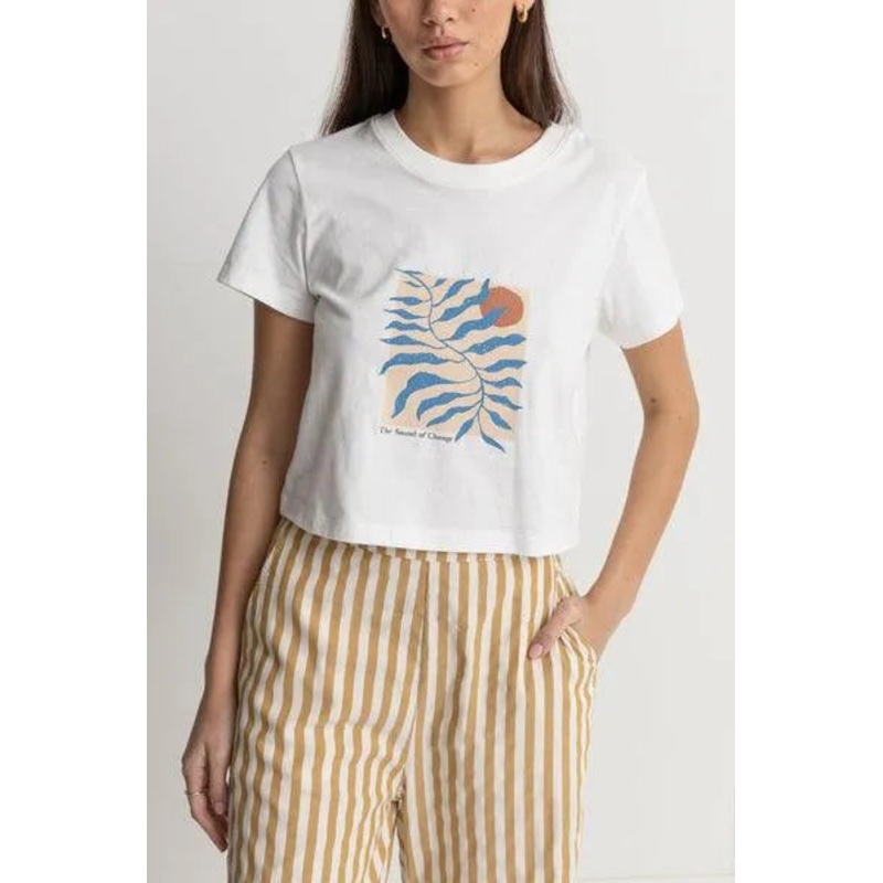 Fern Vintage Crop Crew Tee