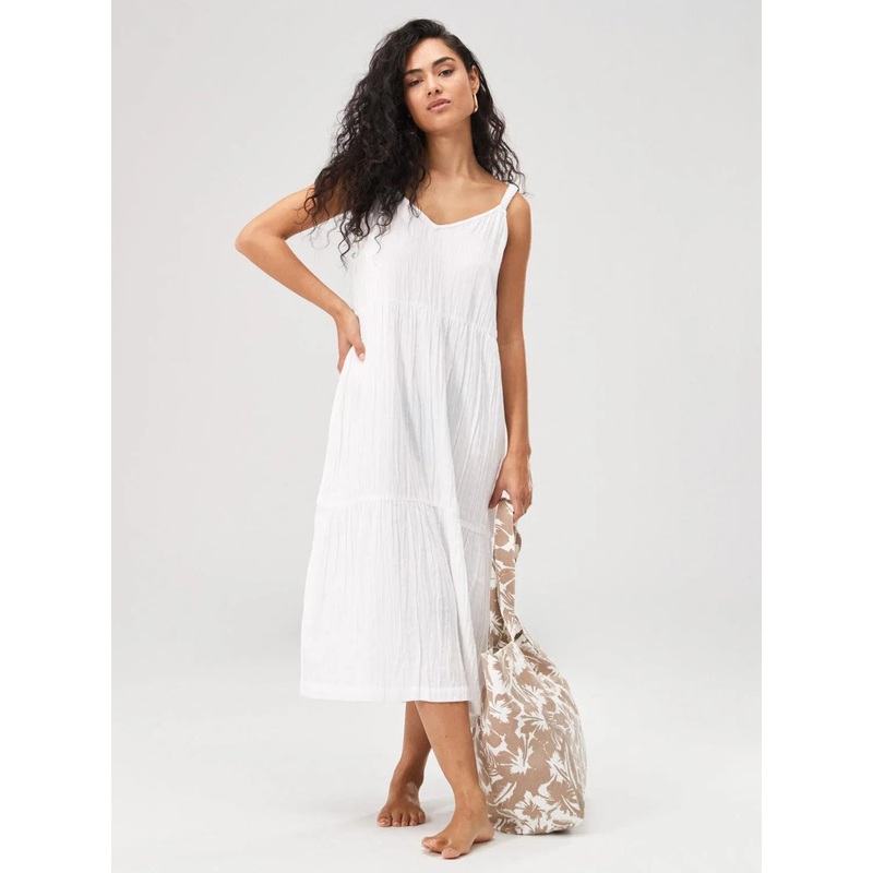Womens Waiting Line Midi Dress