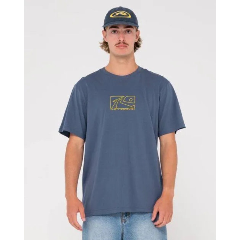 Boxed Out Centre Front Short Sleeve Tee