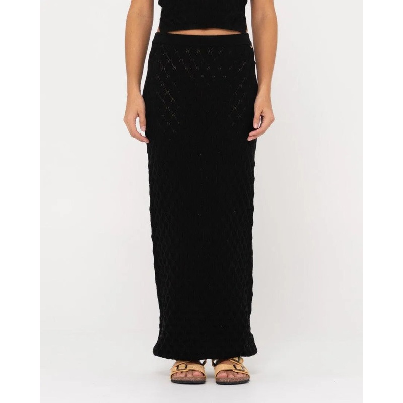 Leo Crotchet Knit Maxi Skirt