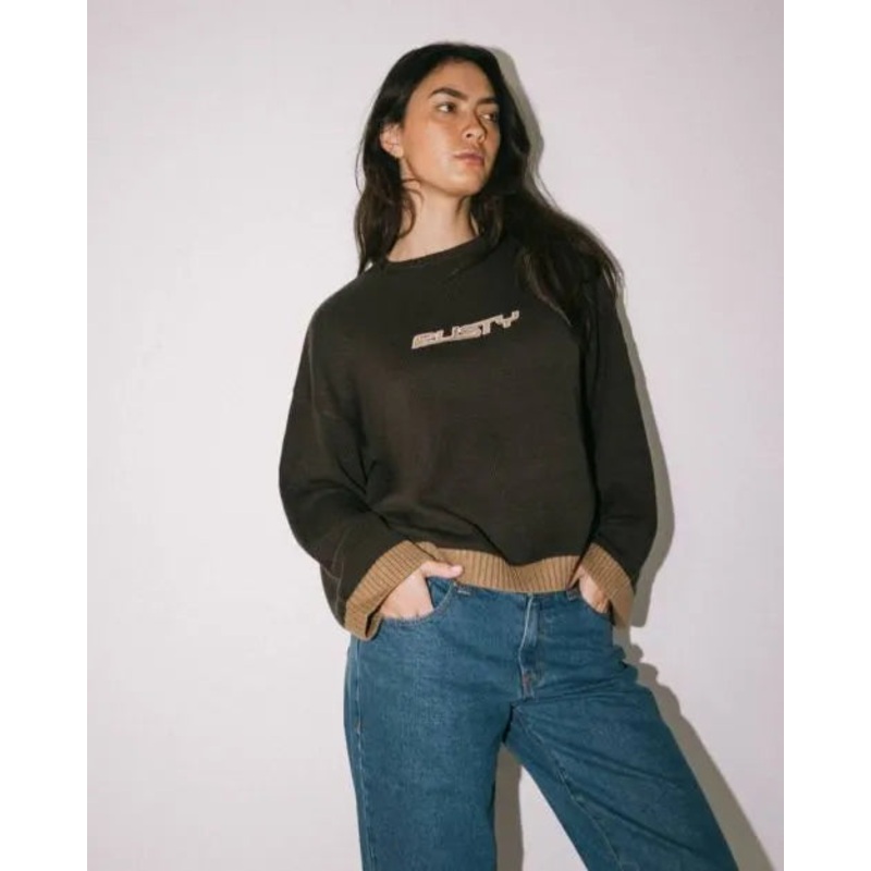 Rider Relaxed Crew Neck Knit