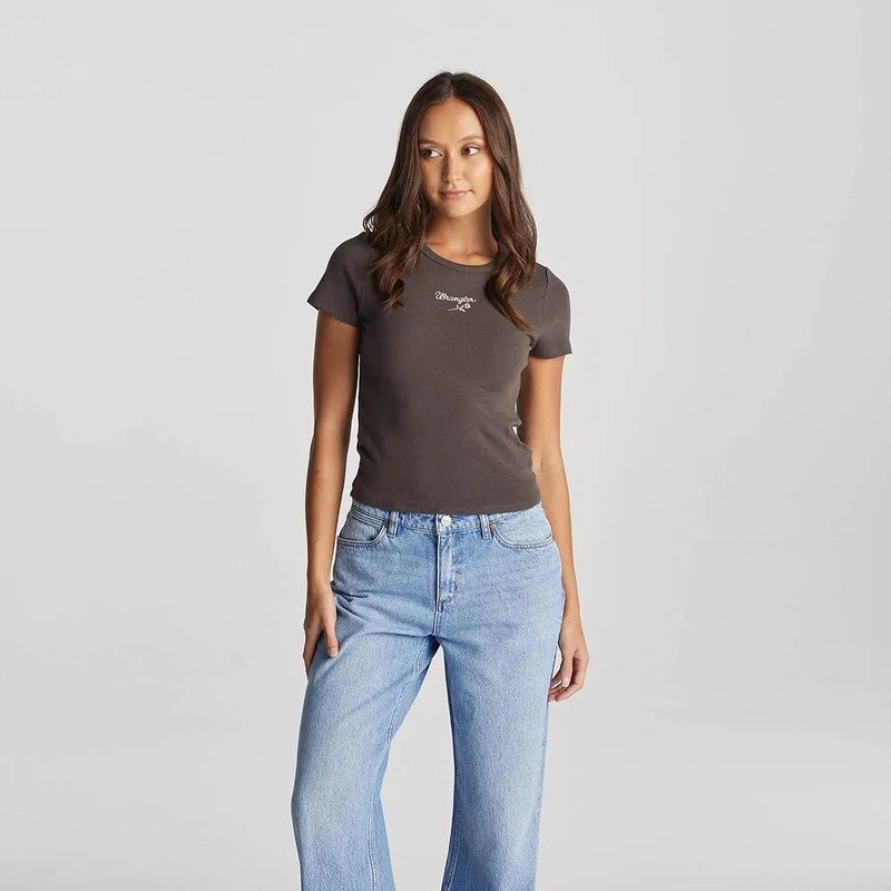 Rose Staple Rib Tee
