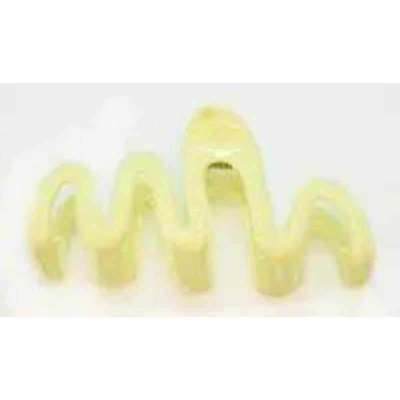 YELLOW WAVY HAIRCLIP