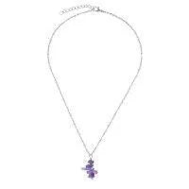 Amethyst Quartz Chip Pendant