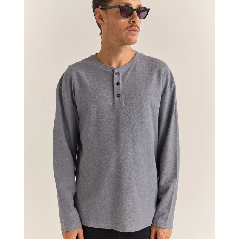 Vintage Terry LS Henley