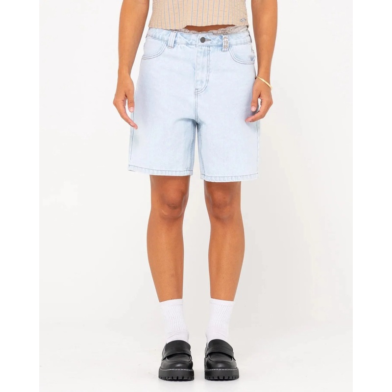 High Volume 18 Inch Denim Jort