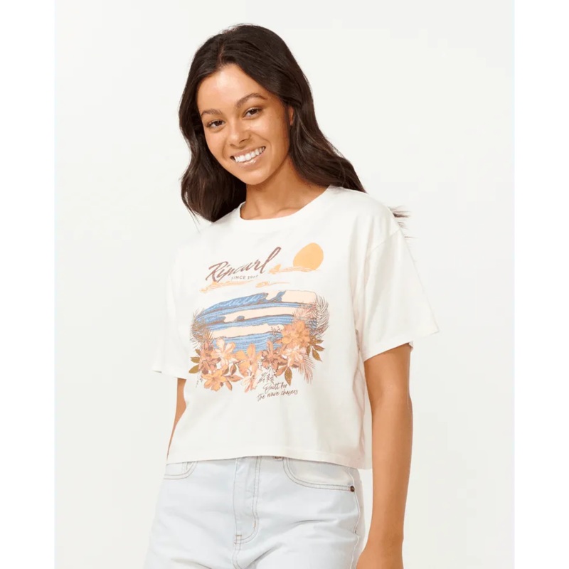 Wave Gliders Crop Tee