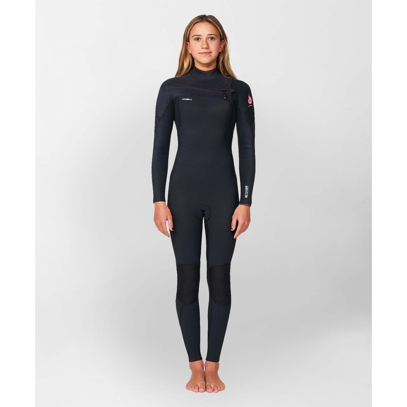 Girl's HyperFire 3/2mm Steamer Chest Zip Wetsuit