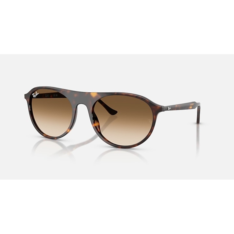 RB2215 - Havana/Clear Gradient Brown