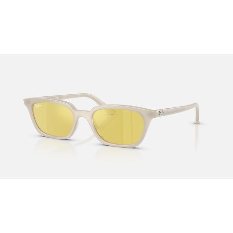 Zaya - Cloudy Warm White/Yellow Mirror Flash Gold