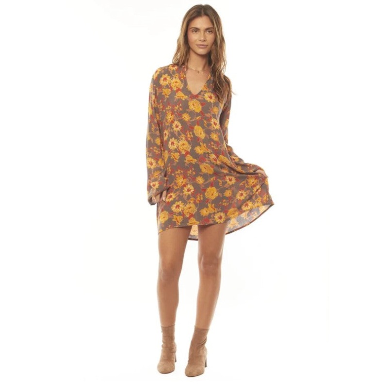 Amuse Society Sweet Peaches L/S Dress - Win24