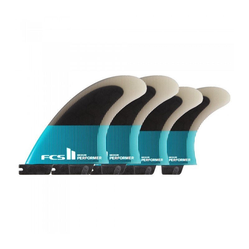 FCS II PERFORMER PC LARGE QUAD FIN SET