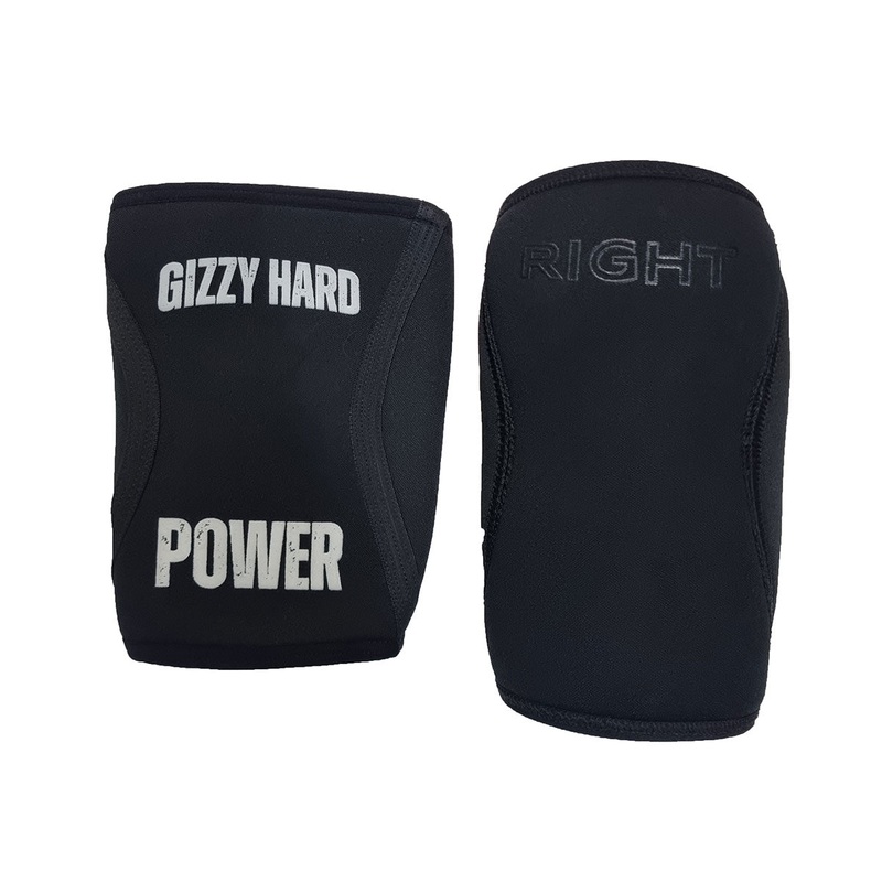Gizzy Hard Power 5mm Weightlifting/Crossfit Knee Sleeves
