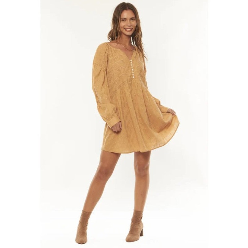 Amuse Society Jax Long Sleeve Woven Dress - Sum24
