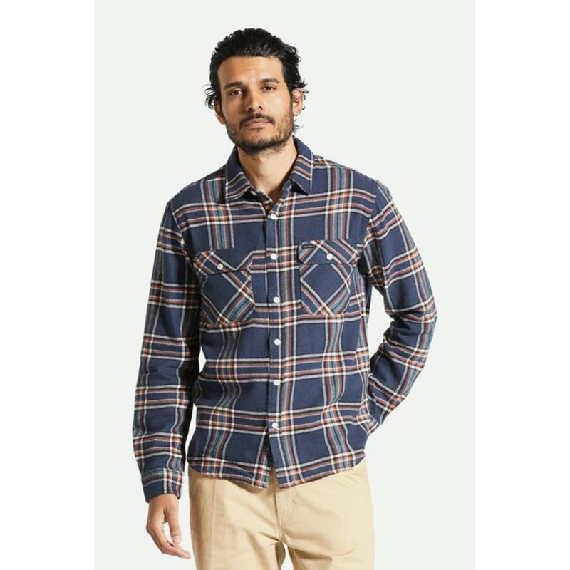 Brixton Bowery Long Sleeve Flannel Shirt - Win24