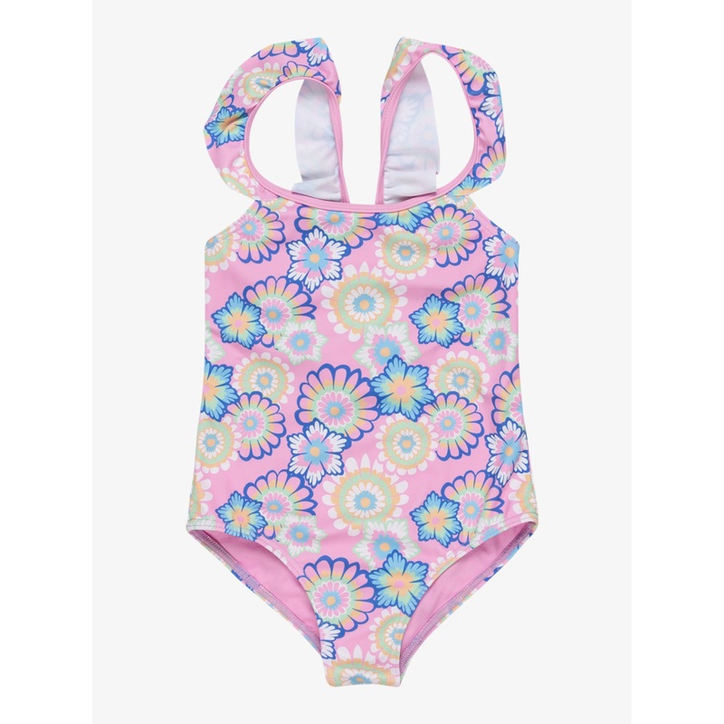 Roxy Flower Party Girls 2-7 One Piece Swimwear - Sum24