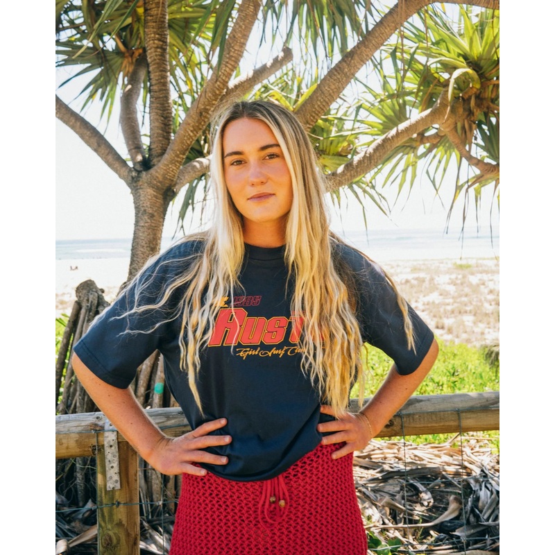 Rusty Girls Surf Club Oversize Tee - Sum24