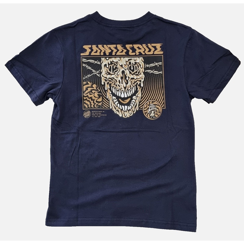 Santa Cruz Youth Toxic Skull Tee - Sum24