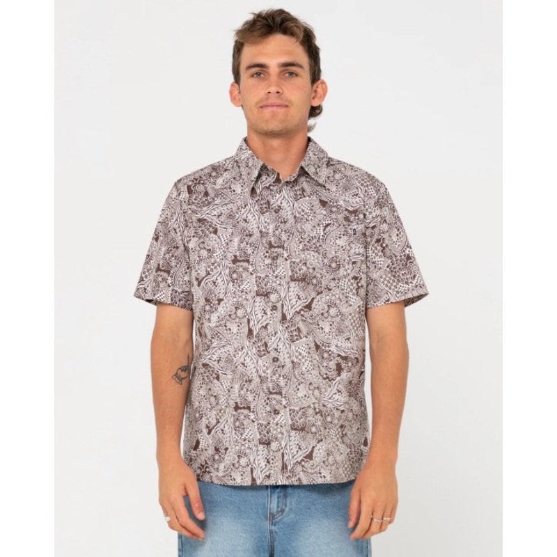 Rusty Tahiti Short Sleeve Shirt - Sum24